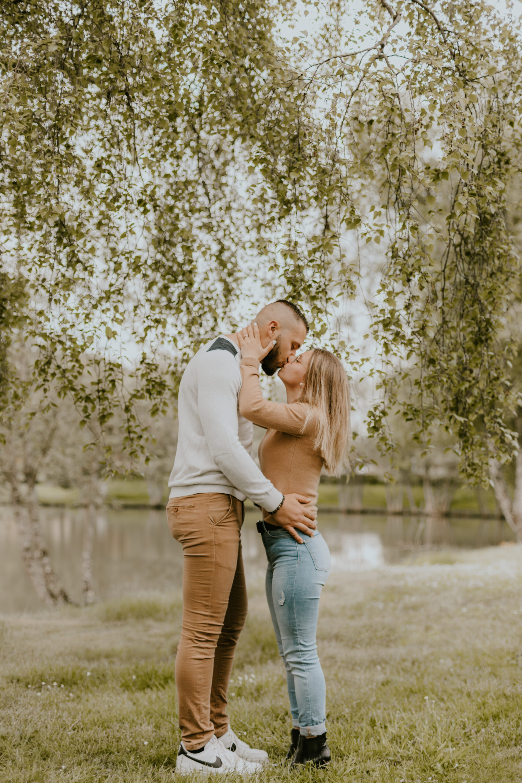 Photographie d'un couple près de Chartres